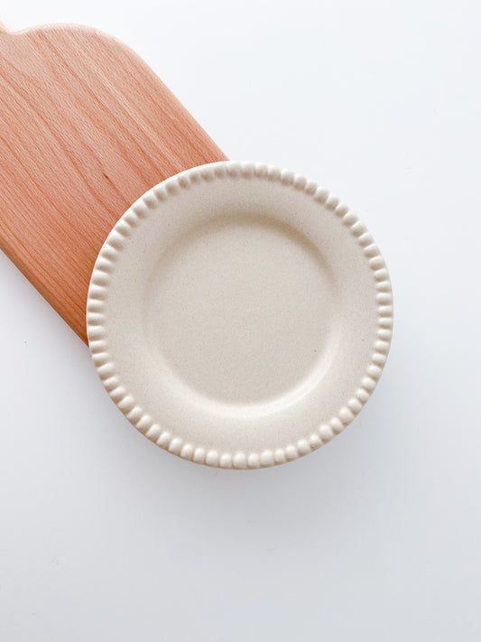 Beige Crafted Plate